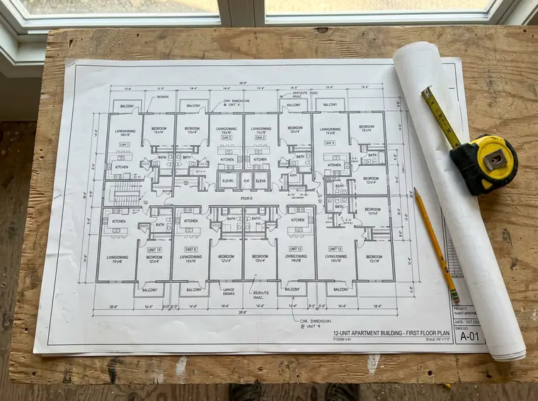 12-UNIT · FIRST FLOOR PLAN